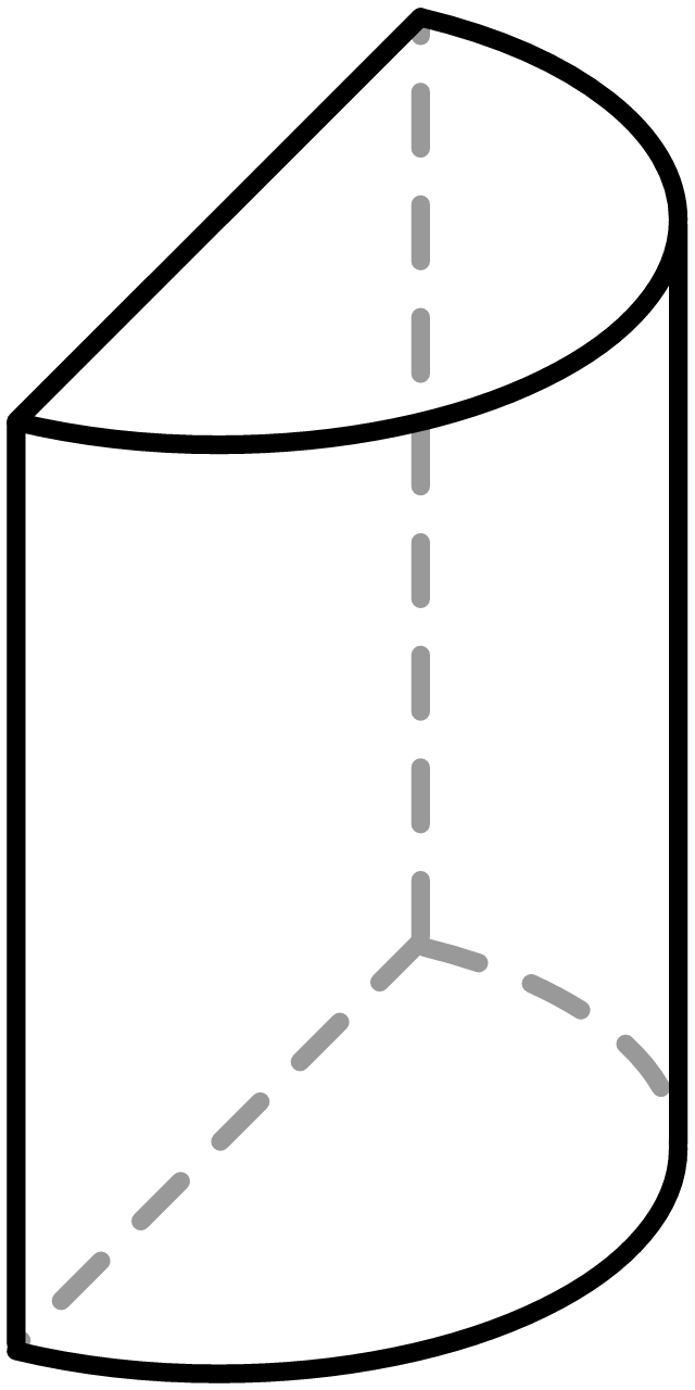 Half Cylinder (Vertical)