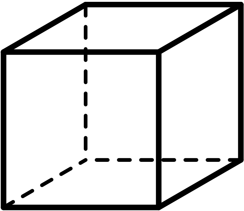 Cube (Wireframe View)