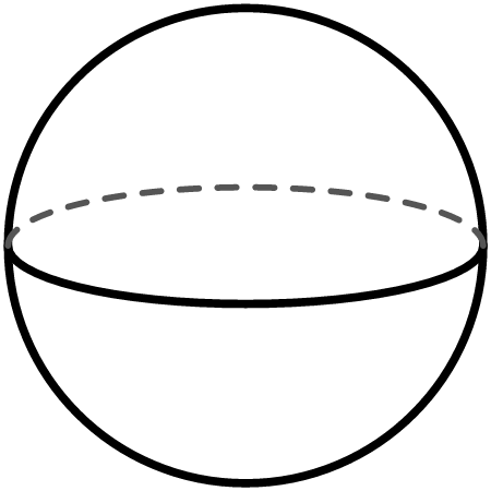 Hemisphere (Cross-Section View)