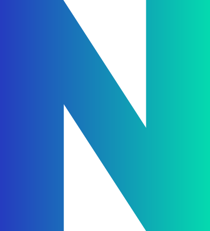 Gradient letter N