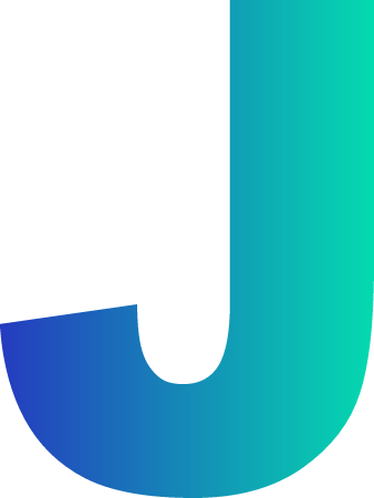 Gradient letter J