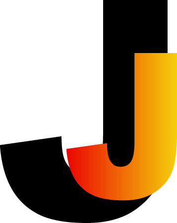 Gradient letter J