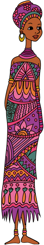 Ethnic african woman