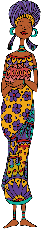 Ethnic african woman