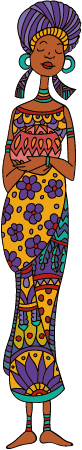 Ethnic african woman