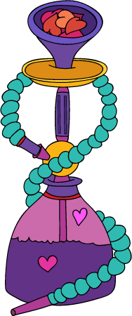 Hookah with Hearts