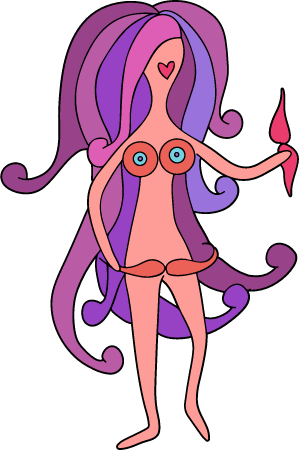 Lady with Mustache