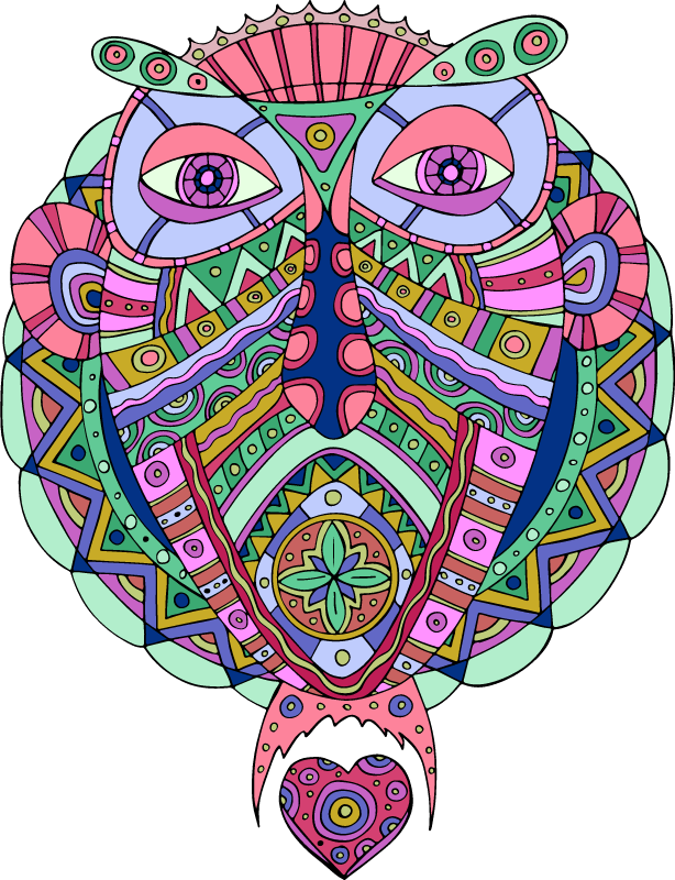 Fish with Tribal Pattern