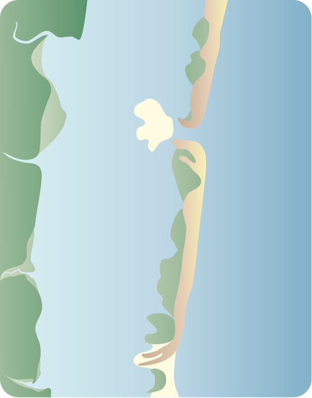 Coastline 2d Barrier Island with Microtidal Energy