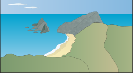 Headlands 3d Rocky with Seastack
