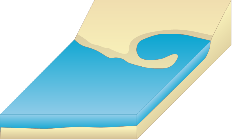 Coastline 3d Spit Formation