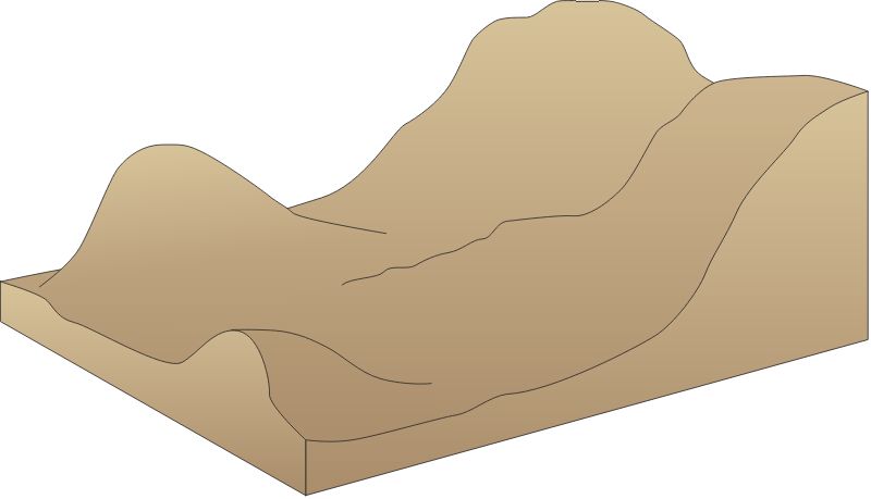 Desert 3d Foothills