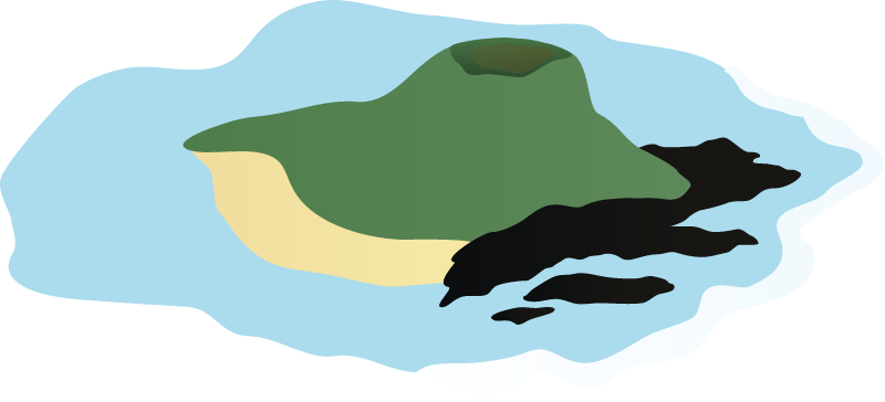 Island Volcanic Crater