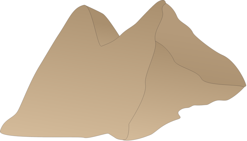 Mountains with Saddle