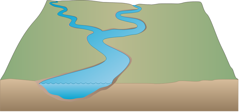 River 3d with Stream