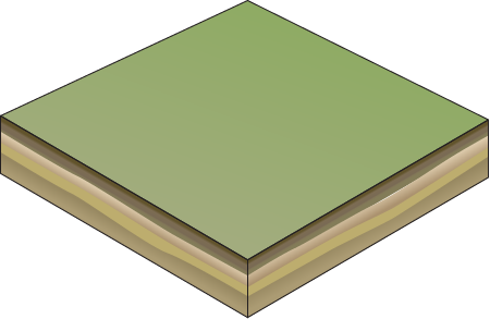 Plain 3d Simple with Soil Layers