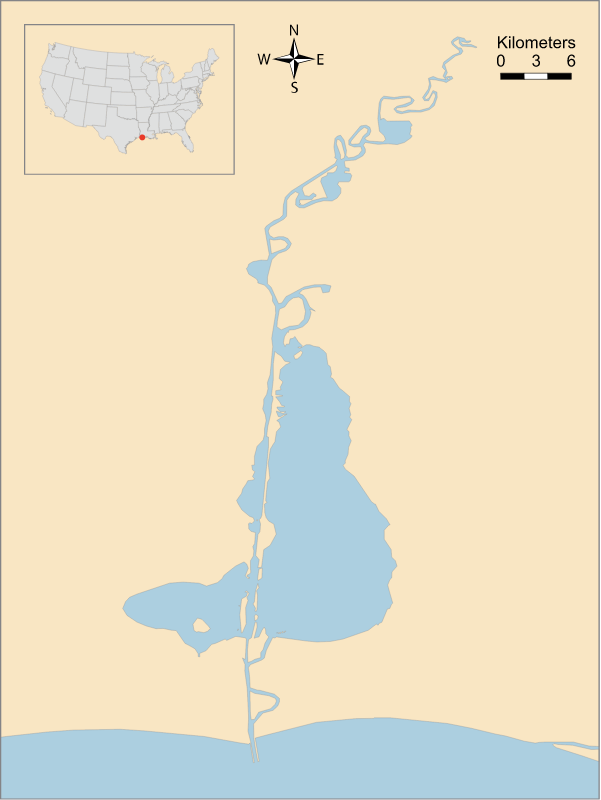 USA LA Calcasieu Lake