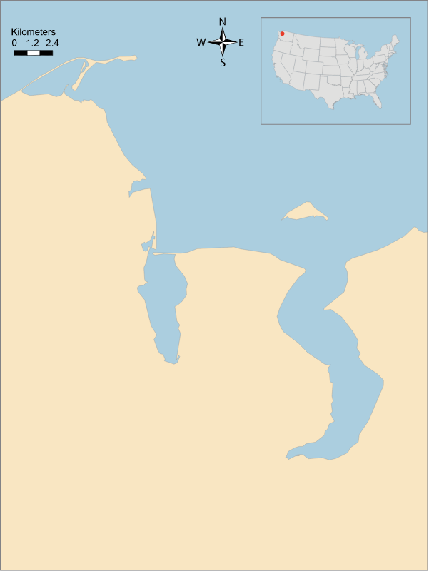 USA WA Sequim and Discovery Bays