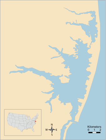 USA MD Isle of Wight and Assawoman Bay