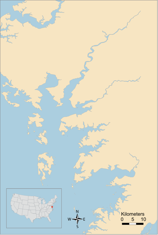 USA MD Tangier and Pocomoke Sounds