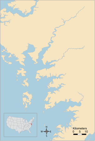 USA MD Tangier and Pocomoke Sounds