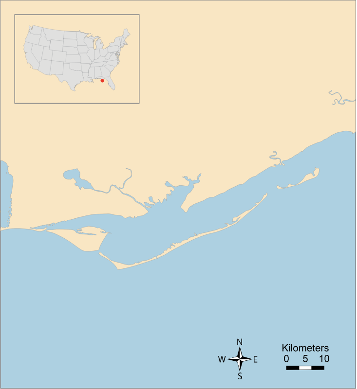 USA FL Apalachicola Bay