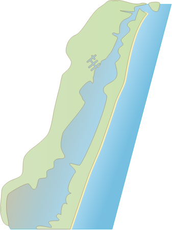 USA MD Sinepuxent Bay Watershed