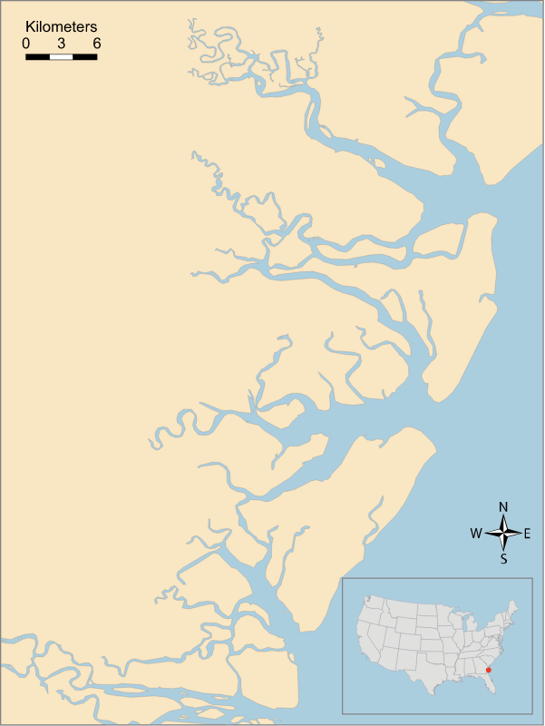 USA GA St. Catherines and Sapelo Sounds