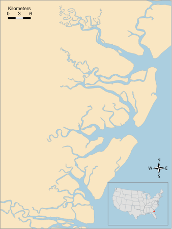 USA GA St. Catherines and Sapelo Sounds