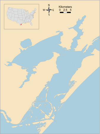 USA TX Aransas Bay