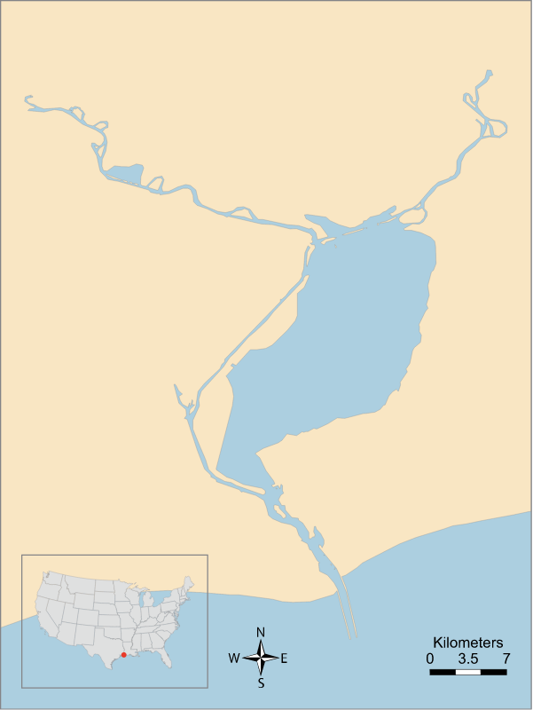 USA LA TX Sabine Lake