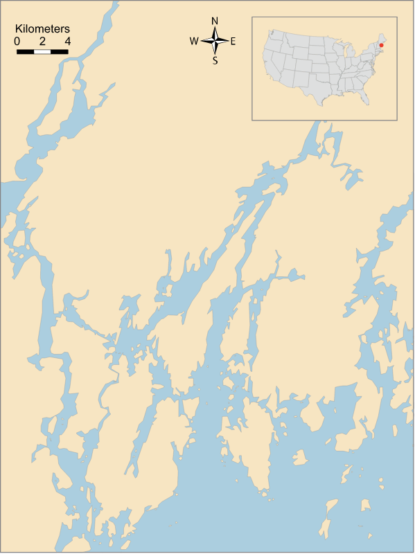 USA ME Sheepscot Bay