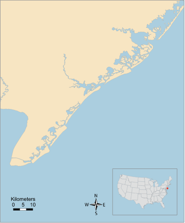USA NJ New Jersey Inland Bays
