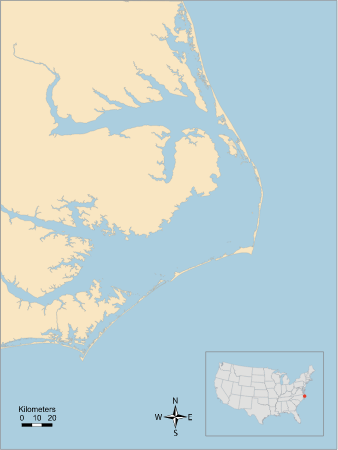 USA NC Albemarle and Pamlico Sounds
