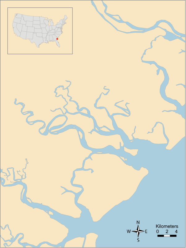 USA GA Ossabaw Sound