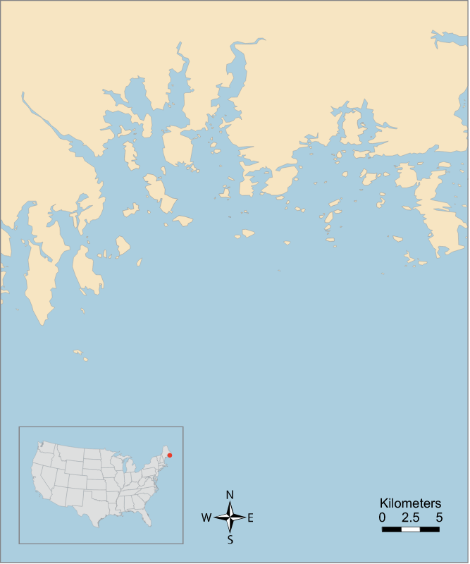 USA ME Narraguagus Bay