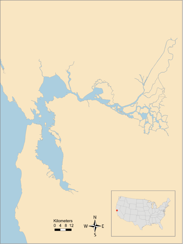 USA CA San Francisco San Pablo Suisan Bays