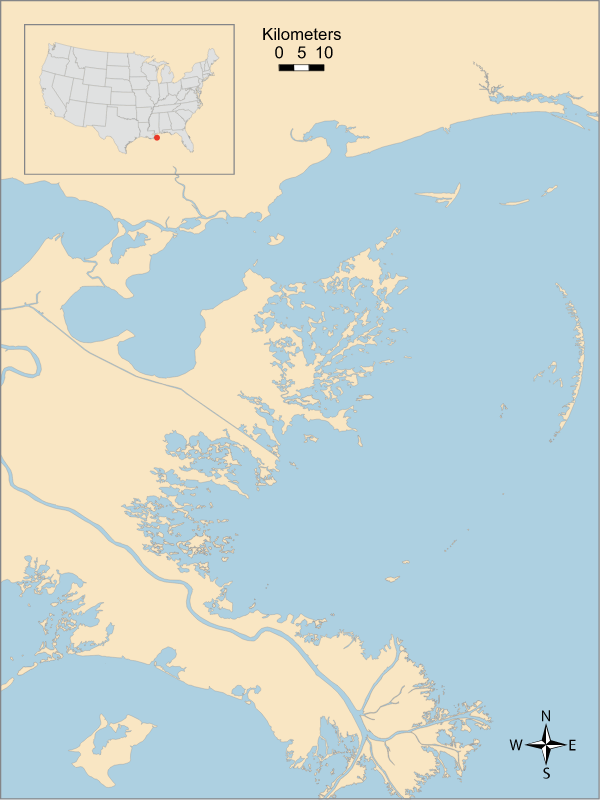 USA LA Breton and Chandeleur Sound