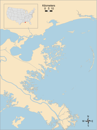 USA LA Breton and Chandeleur Sound