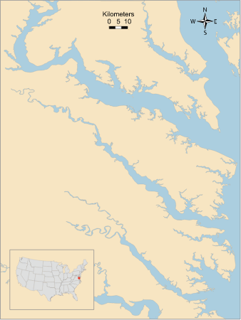 USA VA Rappahannock River