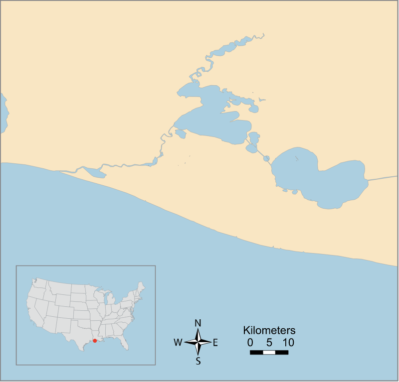 USA LA Mermentau River