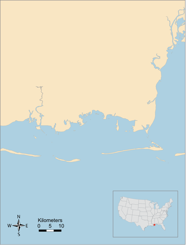 USA MS East Mississippi Sound