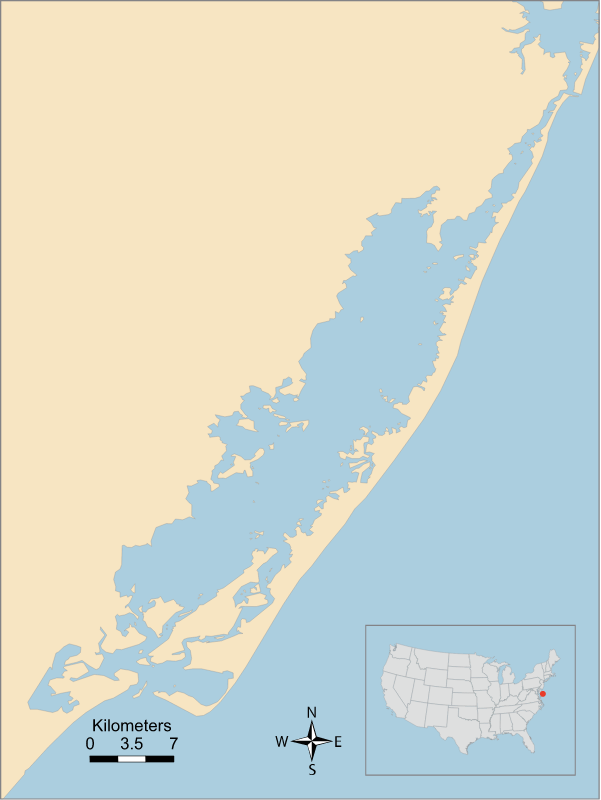 USA MD VA Chincoteague and Sinepuxent Bays