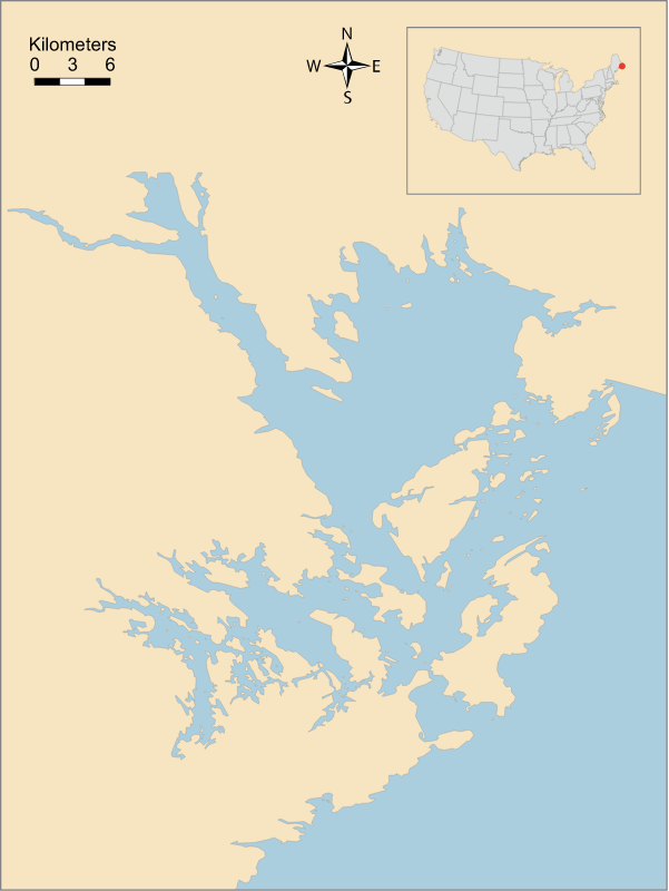 USA ME St. Croix River and Cobscook Bay