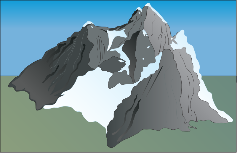 Mountain 3d Glaciated