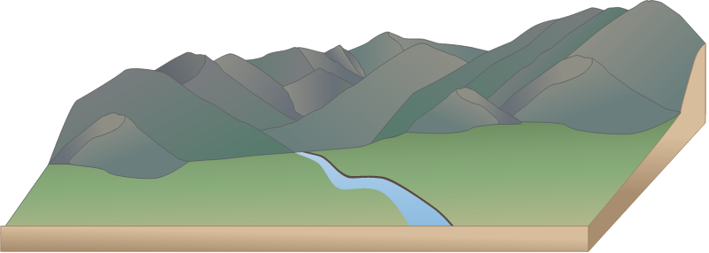 Mountain Range 3d Stream