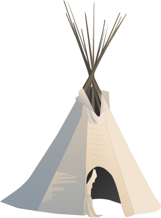 Tipi of Plains Indians