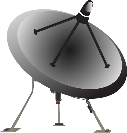 Communications Satellite Dish