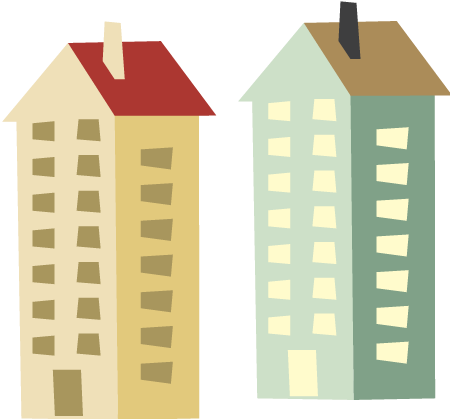 Urban Apartment Building