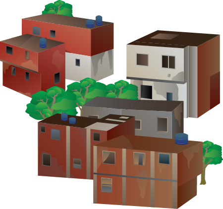 Favela in Brazil